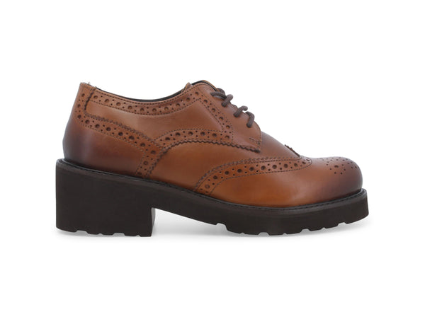 Melluso Scarpe Donna Coda di Rondine Tomaia Pelle Marrone 034316W-247151